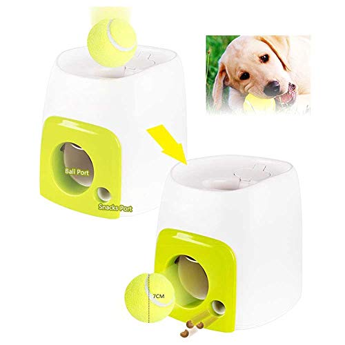 Lanzador de pelotas interactivo para perros, juguete dispensador de alimentos, juguetes de recompensa, herramienta de entrenamiento de animales, lanzador de rompecabezas para mascotas