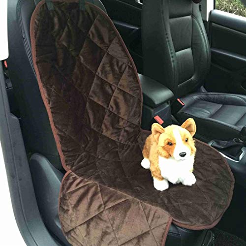 Ligero, impermeable, asiento for mascotas, perro, gato, perrito, seguridad, asiento único, protector, coche, todoterreno, acolchado, hecho, de, suave, acolchado, terciopelo corto, material, for evitar