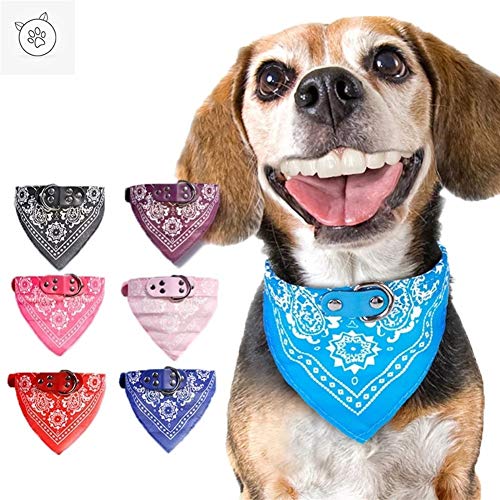 Linda Ajustable Toalla Pequeña Collares De Perro del Perrito De La Baba del Animal Doméstico del Gato Al Aire Libre Collar Impresión del Collar De La Bufanda del PE Pañuelo Duradero