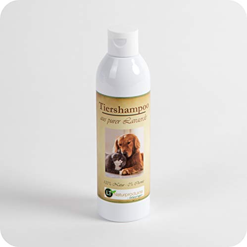 LT-Naturprodukte Animales Champú sin Química, seifenfrei, en Base a Lava Tierra, 250 ML, inodora antialérgico. Perros Champú Gato Piel Cuidado Cobertizos Pelo Largo Pelo Corto Suave Brillante Piel