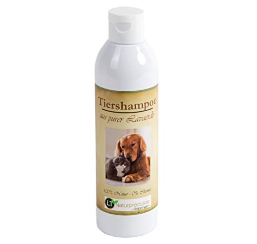 LT-Naturprodukte Animales Champú sin Química, seifenfrei, en Base a Lava Tierra, 250 ML, inodora antialérgico. Perros Champú Gato Piel Cuidado Cobertizos Pelo Largo Pelo Corto Suave Brillante Piel