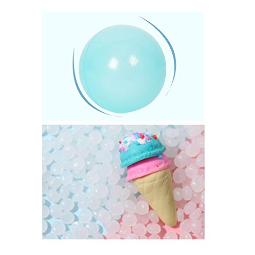 Macaron Océano bola Mix bebé Crush prueba de estrés de los niños bolas de colores Espesar las bolas del juguete del baño del bebé suaves bolas de plástico Juego de Pelota habitación piscina de bolas 1