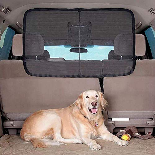 Malla de Barrera para Mascotas - Malla de la Barrera de la Red del Coche del Animal doméstico del Viaje del Animal doméstico del Viaje Durable Seguro Universal útil para el camión Van Sedan SUV