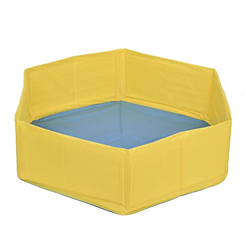 meaningful Piscina para perros Piscina para perros y gatos Piscina para perros Piscina para niños Baño para perros Piscina plegable con PVC Antideslizante Desgaste resistente para los niños 31.5 cool