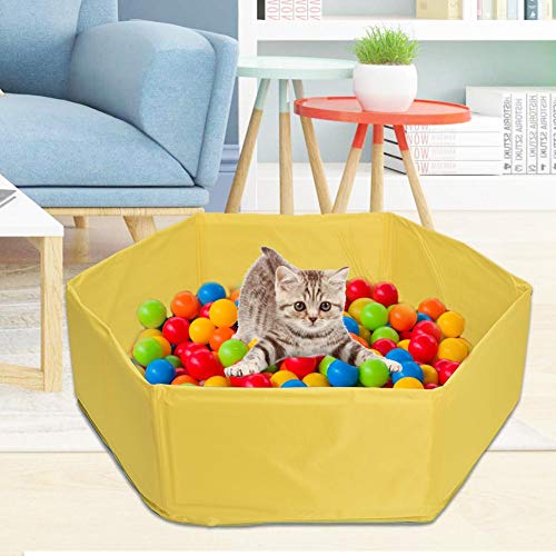 meaningful Piscina para perros Piscina para perros y gatos Piscina para perros Piscina para niños Baño para perros Piscina plegable con PVC Antideslizante Desgaste resistente para los niños 31.5 cool