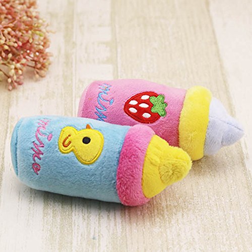 Milopon quiets chend Perros juguete Pet Puppy Peluche Squeak Masticación Juguete con sonido para mascotas Formación 12 cm