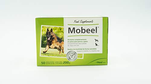 Mobeel Alimento complementario en polvo para perros y gatos - 50 Sobres de 4g (Total: 200 g)