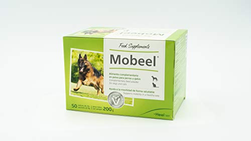 Mobeel Alimento complementario en polvo para perros y gatos - 50 Sobres de 4g (Total: 200 g)