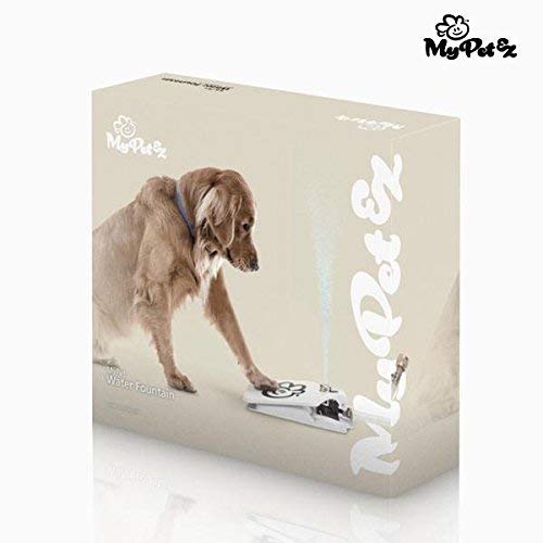 My Pet Ez IG112921 - Fuente de Pedal para Mascotas, Color Blanco