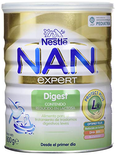 NAN Digest - Alimento en polvo para el tratamiento de trastornos digestivos leves - Fórmula para bebé - Desde el primer día - 800g