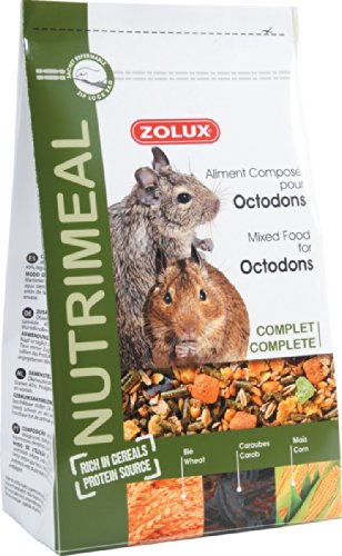 Nutrimeal Octodon - Bolsa de 800 g de mezcla completa rica en sabor para degús