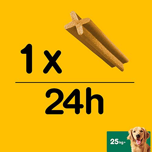 Pack de 7 Dentastix de uso diario para higiene oral para perros grandes