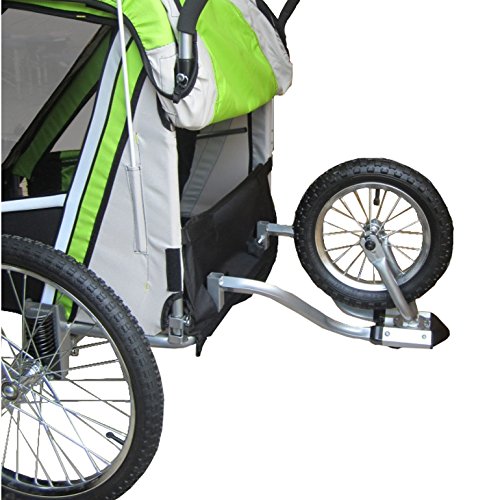 PAPILIOSHOP LEON Remorque à vélo poussette chariot pour 1 ou 2 entants