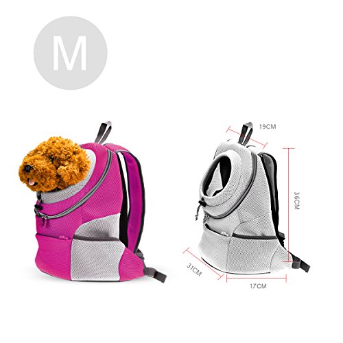 PETCUTE Mochila para Perros Mochila Bolsos para Perros pequeños transportador de Perros portabebés para Perros