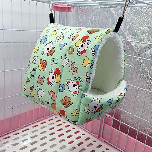 PoeticHouse Peluche Nido para Hamaca, Invierno Cálido Hamaca Colgante Cueva Jaula Accesorios para Ardilla Hámster Conejillo De Indias Conejo Erizo up-to-Date