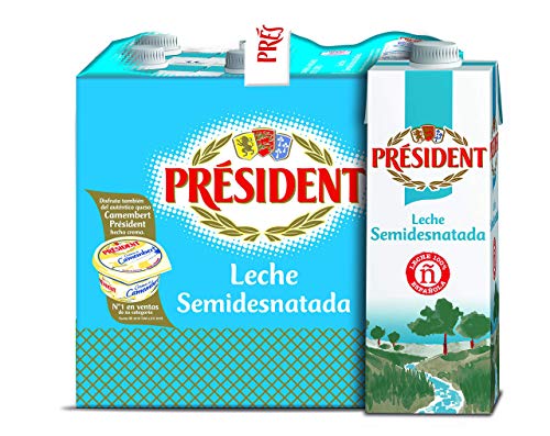 President Leche Semidesnatada - 6 x 1 L