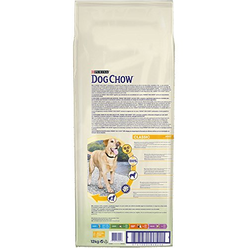 Purina Dog Chow Classic pienso para Perro Adulto Pollo 12 Kg