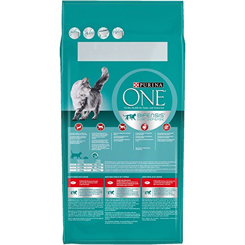 Purina ONE Bifensis Pienso para gatos Esterilizados Salmón y Trigo 1,5 Kg