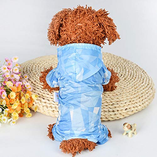 Ropa de Verano para Mascotas, Sudadera con Capucha para Perro y Gato, ProteccióN Solar, Transpirable, Ligero Chaleco, Mascotas Pequeños y Medianos