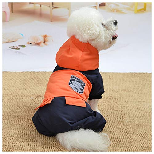 Ropa para mascotas cachorros de otoño e invierno ropa de peluche cachorros mascota piernas piel de cordero chaqueta de moto ropa