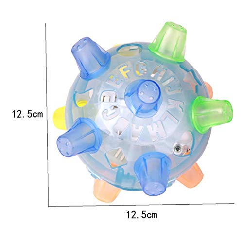 Salto De Activación Luz De La Bola del Animal Doméstico hasta Interactivo Musical del Juguete De La Bola
