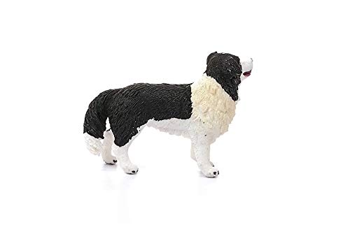 Schleich- Figura de Perro Border Collie, Colección Farm World, 6.2 cm (16840)