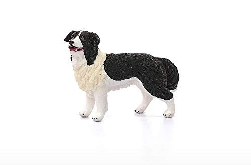 Schleich- Figura de Perro Border Collie, Colección Farm World, 6.2 cm (16840)