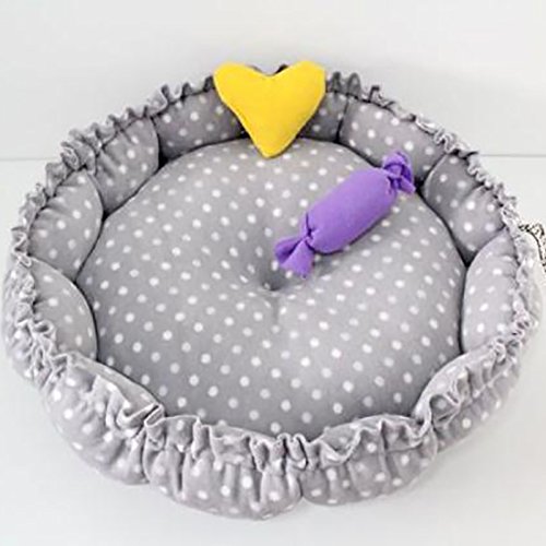 Shuda Cama para Mascotas Cama para Perro Gato Conejo Mascota Cálido Nido Cueva Sofá Casa Cama Hogar y Exterior Black Friday Juguetes Estilo Color al Azar 1Pcs 55X35cm