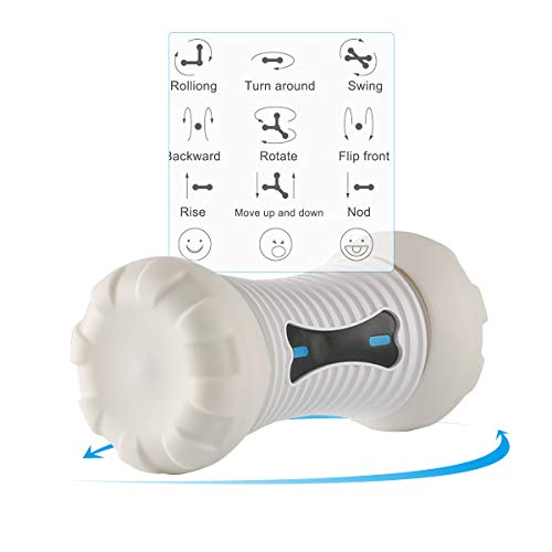 SKYMEE Fury Bone Interactive Smart Pet Toys para Perros y Gatos Interior al Aire Libre, Seguro y Duradero, fácil Control Manual y automático a través de la aplicación