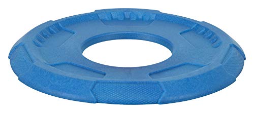 TRIXIE Frisbee Sporting 23 cm - Jaune et bleu - Pour chien