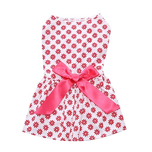 TUOTANG Falda de Moda para Mascotas Ropa para Mascotas Falda de Verano Vestido Falda para Perro, 11,X-Small