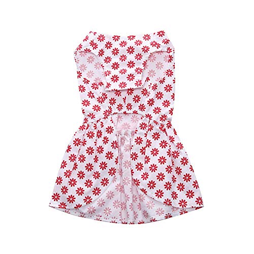 TUOTANG Falda de Moda para Mascotas Ropa para Mascotas Falda de Verano Vestido Falda para Perro, 11,X-Small