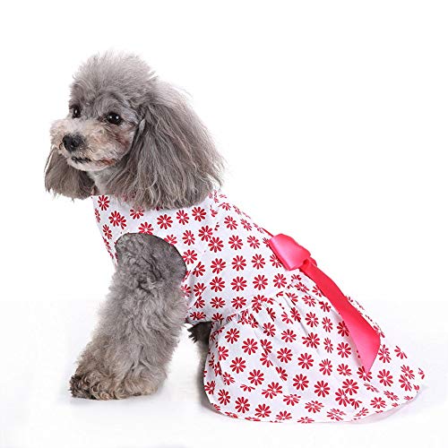 TUOTANG Falda de Moda para Mascotas Ropa para Mascotas Falda de Verano Vestido Falda para Perro, 11,X-Small