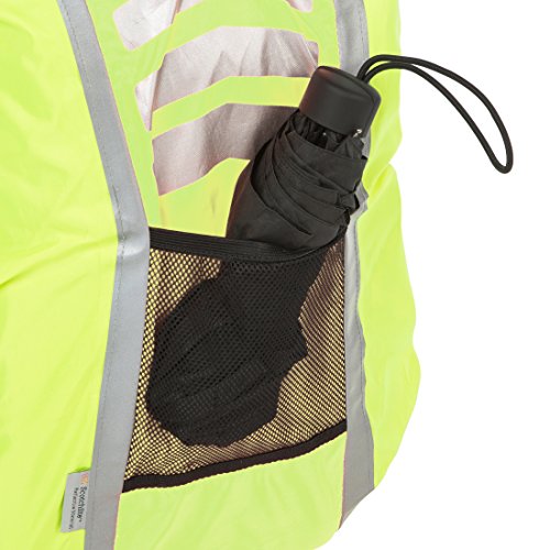 Ultrasport para Mochila Funda Impermeable, Unisex, Amarillo neón, 25-42 litros