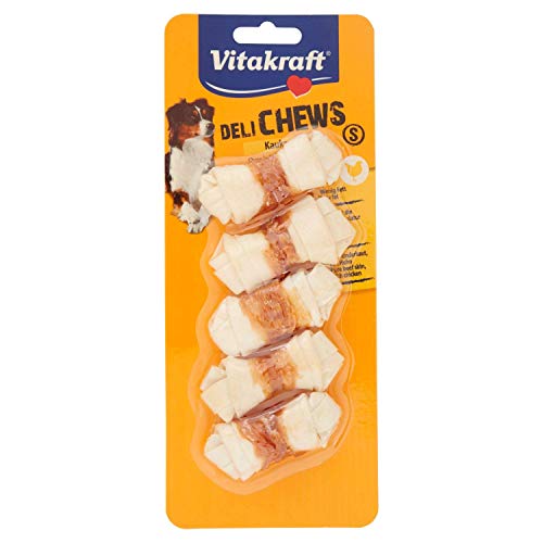 Vitakraft Deli Chews, Nudo de masticación para Perros, Sabor a Pollo - 70g