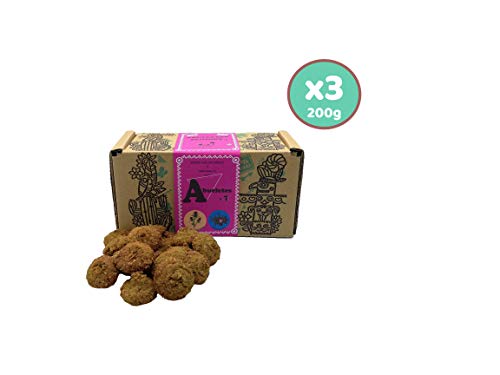 Waniyanpi Snacks para Perros Seniors 600g (3 Cajas x 200g)|con Harpagofito, Aceite de Salmón y Cardo Mariano para Mejorar la Salud de los más Mayores.