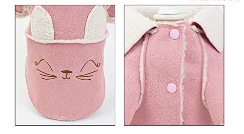 WELBLQ Ropa para Mascotas, Ropa de Perro, Ropa de Mascota otoño e Invierno, Ropa de Gato, Chaqueta de Solapa de Piel de Ciervo para Perros pequeños, Suministros para Mascotas