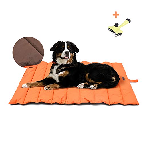 XIAPIA Cama Perro Impermeable Colchoneta,Almohada Relajante Perro Colchón Perros Viscoelastica Cojines Lavable Impermeable para Perros Medianos,Grande