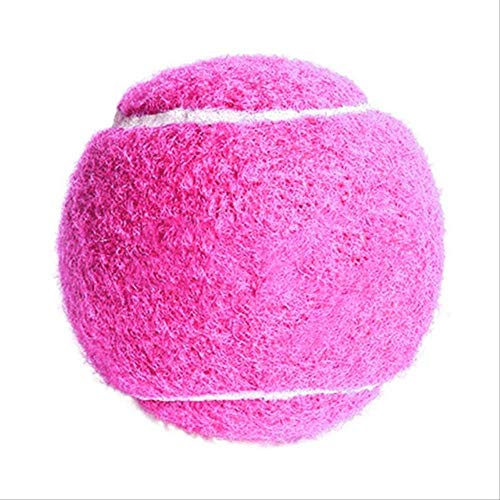 XYBB Juguetes para Perros Pelota De Tenis De Perro para 4.5cm Jumbo Ball Juguetes Perro Juguete Niños 6.5cm para El Entrenamiento De La Firma Masticar Gigante Mega Suministros Mascota S Rosa