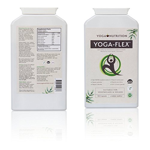 Yoga Nutrition, YOGA-FLEX (OptiMSM), suplementos para articulaciones, fórmula completamente natural, soporta la flexibilidad articular a largo plazo, recuperación, nueva fórmula antiinflamatoria