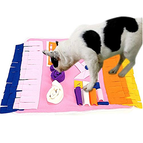 YWRD Alfombra Olfato Perro Snuffle Mat Perro Juegos Tapete de Entrenamiento para Cachorros Estera de Snuffle de liberación de estrés