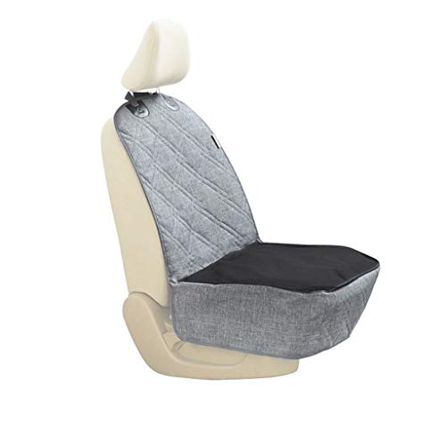 ZguZM Pet Cubierta De Asiento Frontal, Impermeable Durable Estera Estera del Gato del Perro del Resbalón No-Tejido Inferior Automotive De Camiones Y Vehículos Todoterreno,Gris