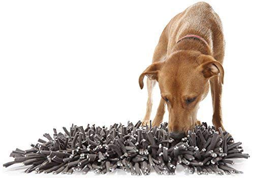 Zicosy Snuffle Mat Training Mat for Dog Perros Juguetes interactivos Juguetes interactivos Suave Pet Nariz Trabajo Olor Dog Feeding Mat (12" x 18")