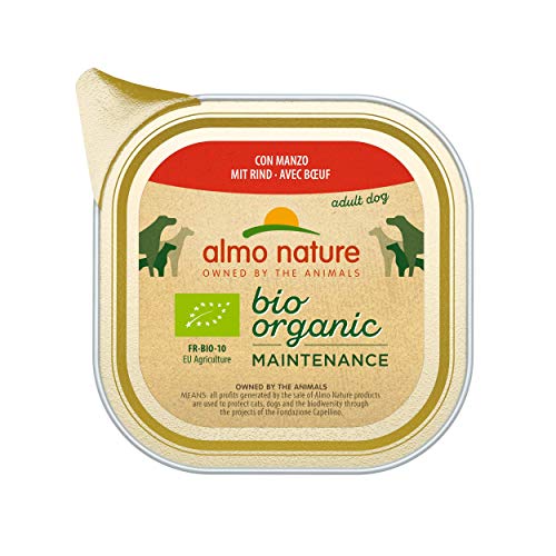 almo nature Daily Menu Bio Perros Forro, Vacuno, 32 latas (32 x 100 g)