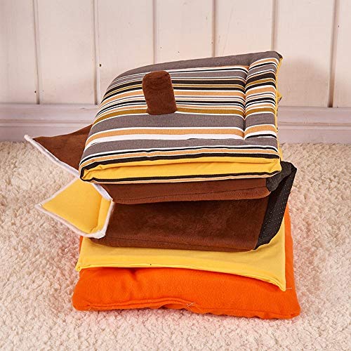 BAOLH Cama del animal doméstico, extraíble y lavable del perro casero for perro Material cama caliente del perrito de felpa estera del animal doméstico, perro mascota invierno suave cama, Litera cuatr