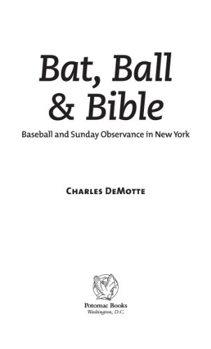 Bat, Ball & Bible (English Edition)