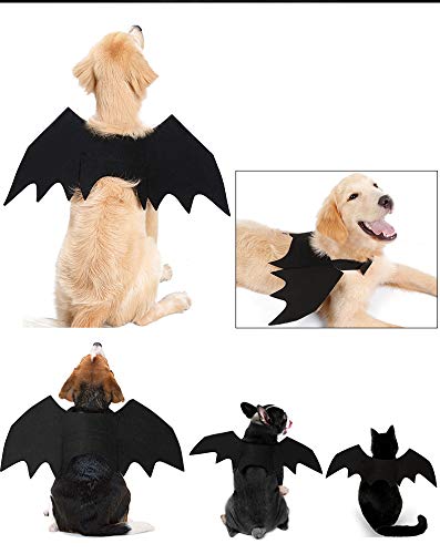 BbearT® Ropa de Halloween para Mascotas, de Fieltro, para Perro, de Halloween, Disfraz para Gatos, Perros pequeños, Perros medianos y Perros Grandes