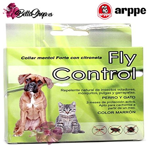 BETTASHOP.ES COLLAR REPELENTE PARA MASCOTAS CON CITRONELLA ¨FLY CONTROL¨