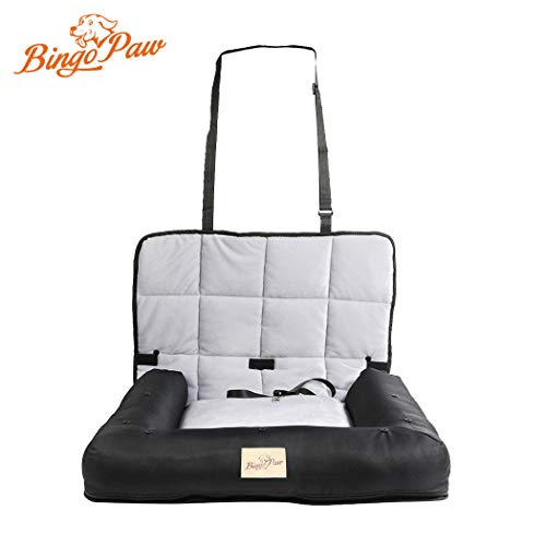 BingoPaw Cama para Mascotas Protector de Asiento de coche para Perro Gato Impermeable y Plegable Cojín para mascotas Tamaño S 56×43×10CM