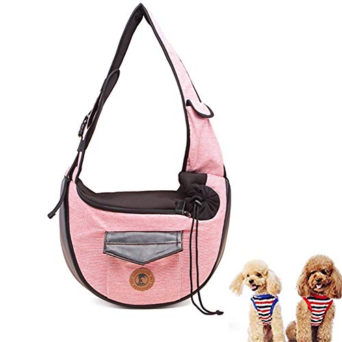 BOENTA Bolso para Perro Bolso Transportin Perro Pequeño Perro Tela de Transporte de Mascotas Perro Bolsas para Perros pequeños Pink